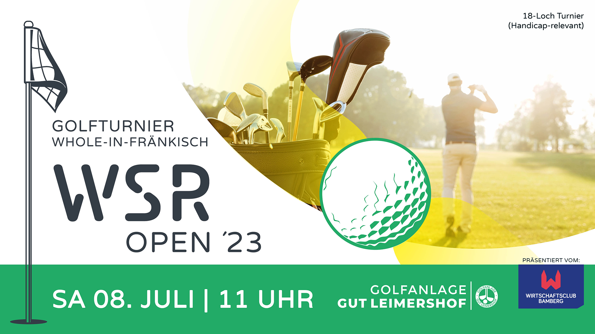 Golfturnier WSR Open 2023 auf Gut Leimershof